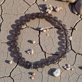 Bracelet Quartz Fumé Naturel — Brume du Matin Indie