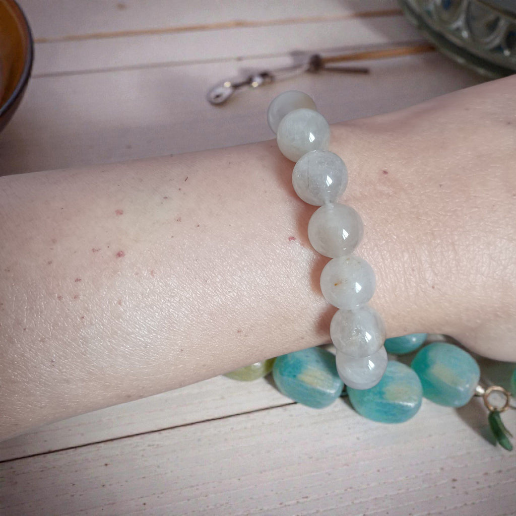 Bracelet Quartz Rutile Argenté — Étoiles d’Argent