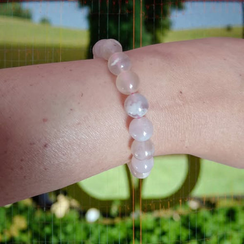 Bracelet Agate Sakura - Fleur de Cerisier Naturelle