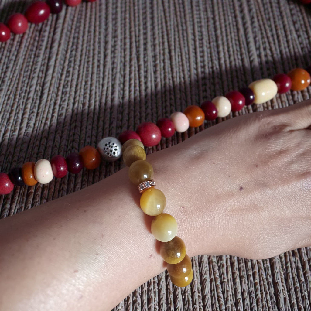 Bracelet Œil de Tigre — Instinct Sauvage