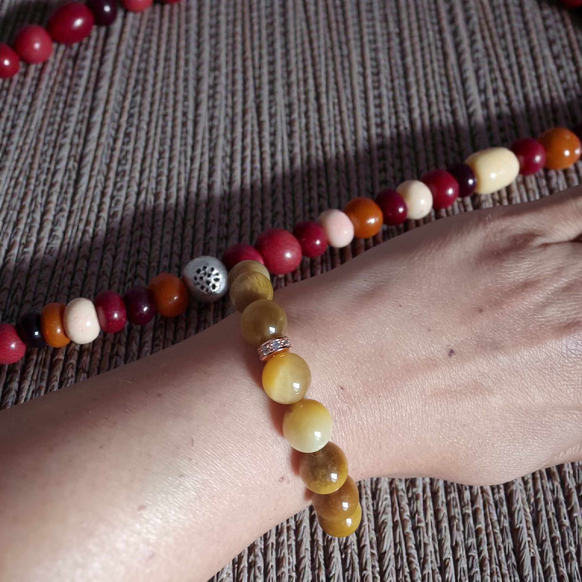 Bracelet Œil de Tigre — Instinct Sauvage