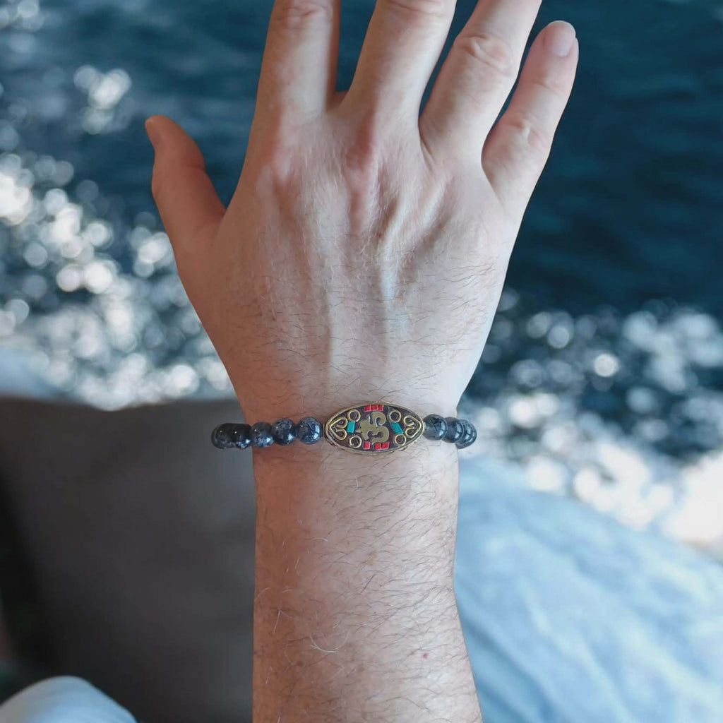 Bracelet Quartz Rutile Noir — Voyageur Indie