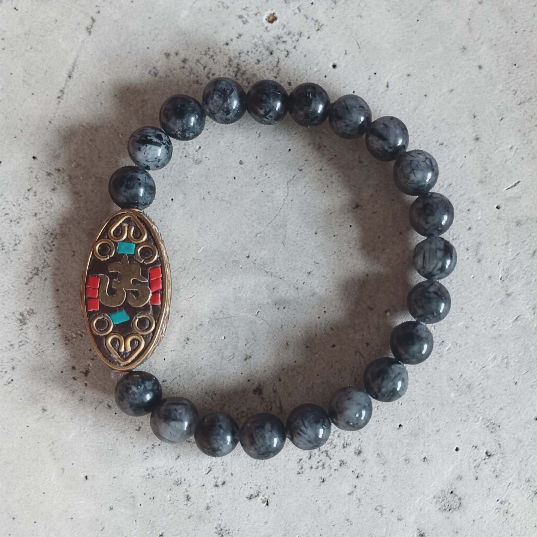 Bracelet Quartz Rutile Noir — Voyageur Indie