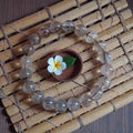 Bracelet Quartz Rutile Argenté — Éclat d’Argent