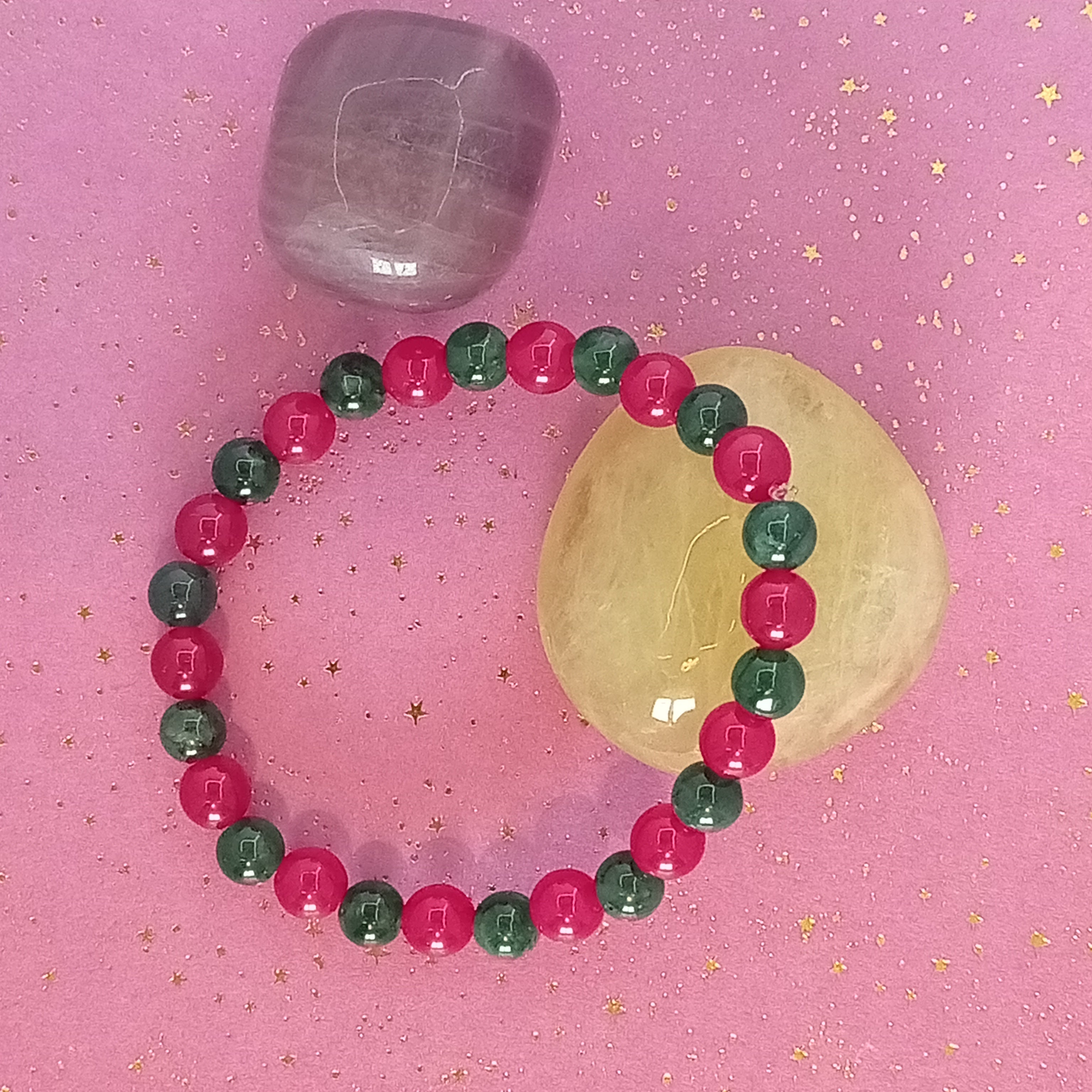 Bracelets Jaspe Vert & Tourmaline - Origin 2