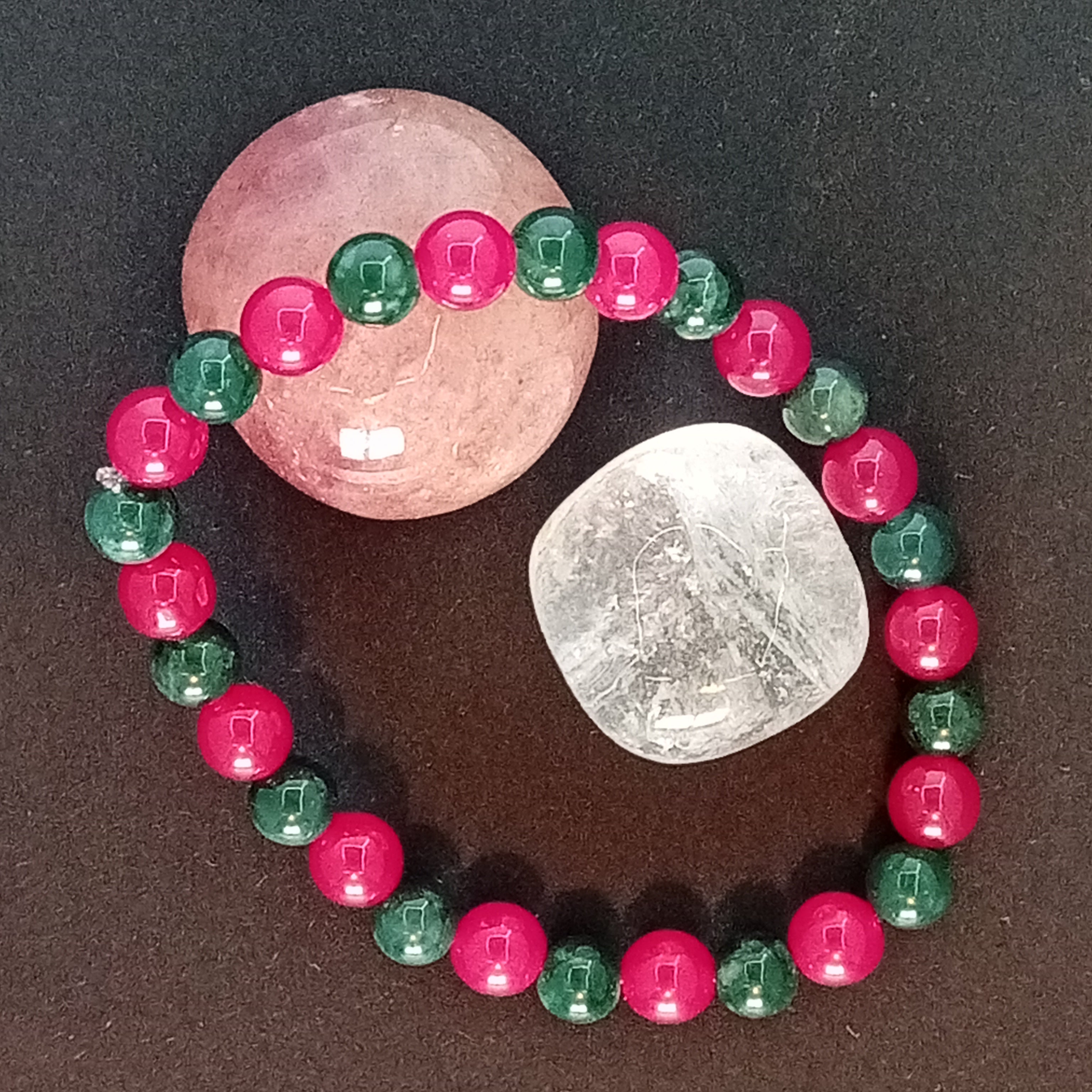 Bracelets Jaspe Vert & Tourmaline - Origin 2