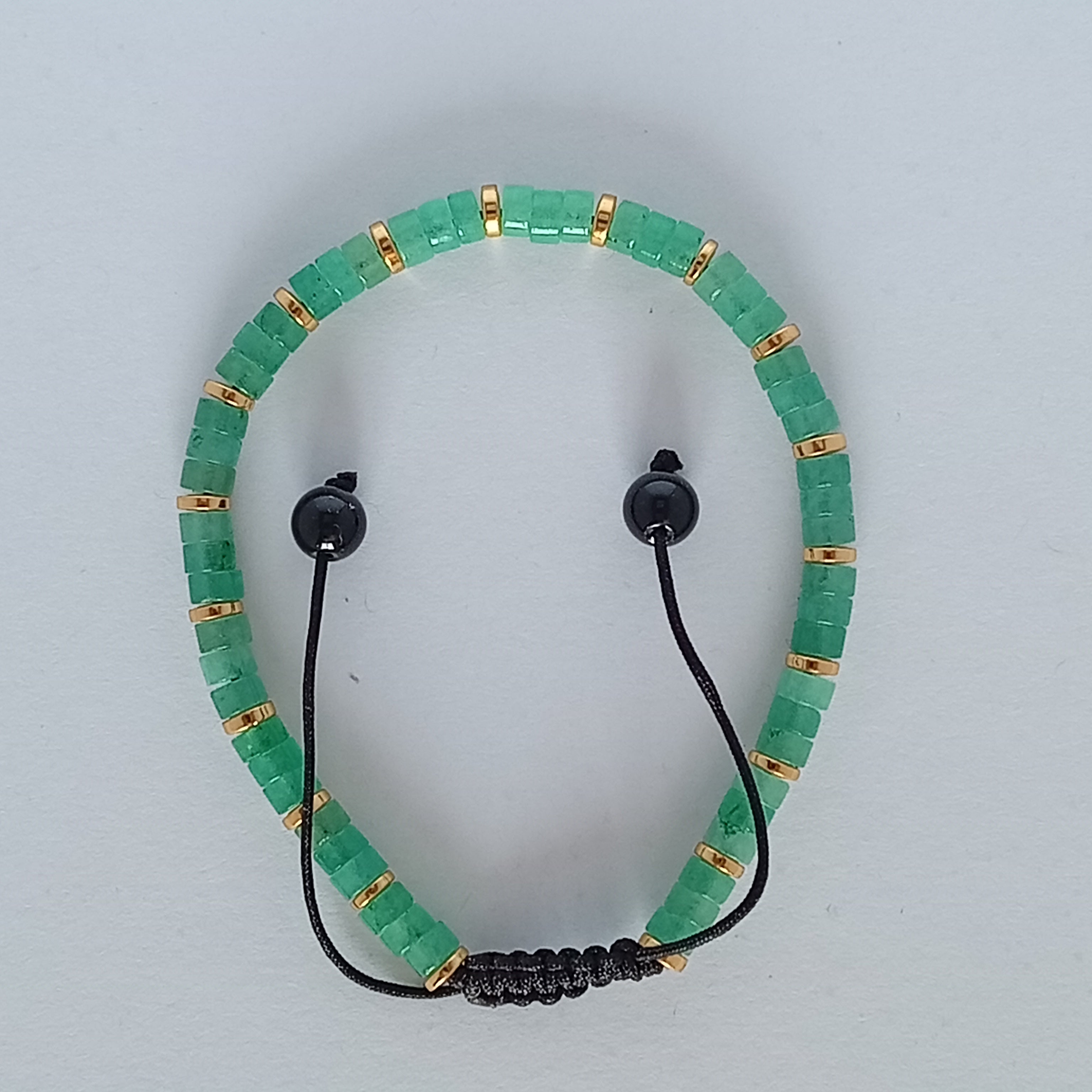 Bracelet Ajustable Aventurine Verte - Venus