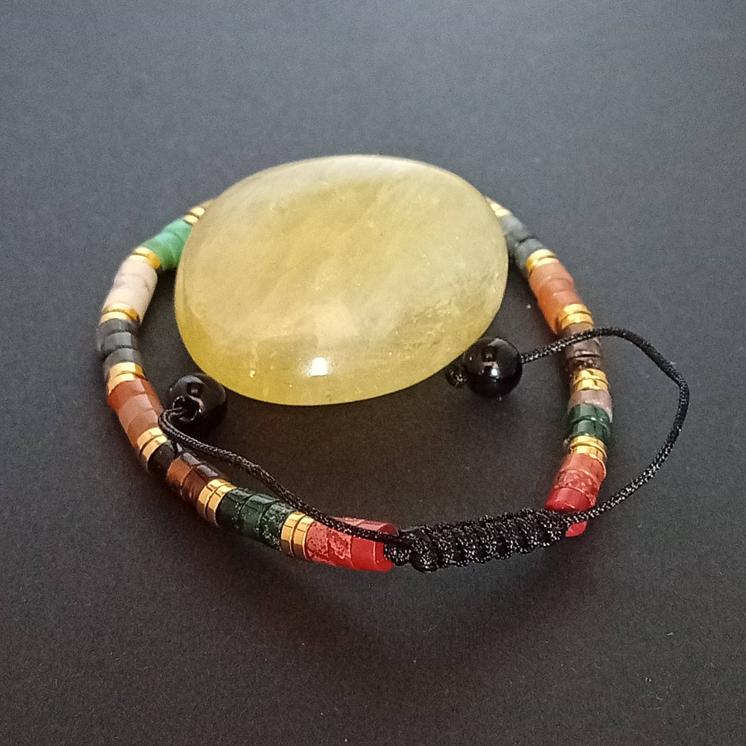 Bracelet Ajustable Pierre d'Howlite - Iris