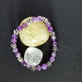 Bracelet-Chevron Amethyst-Petite Fleur,Papillon,Tortue.
