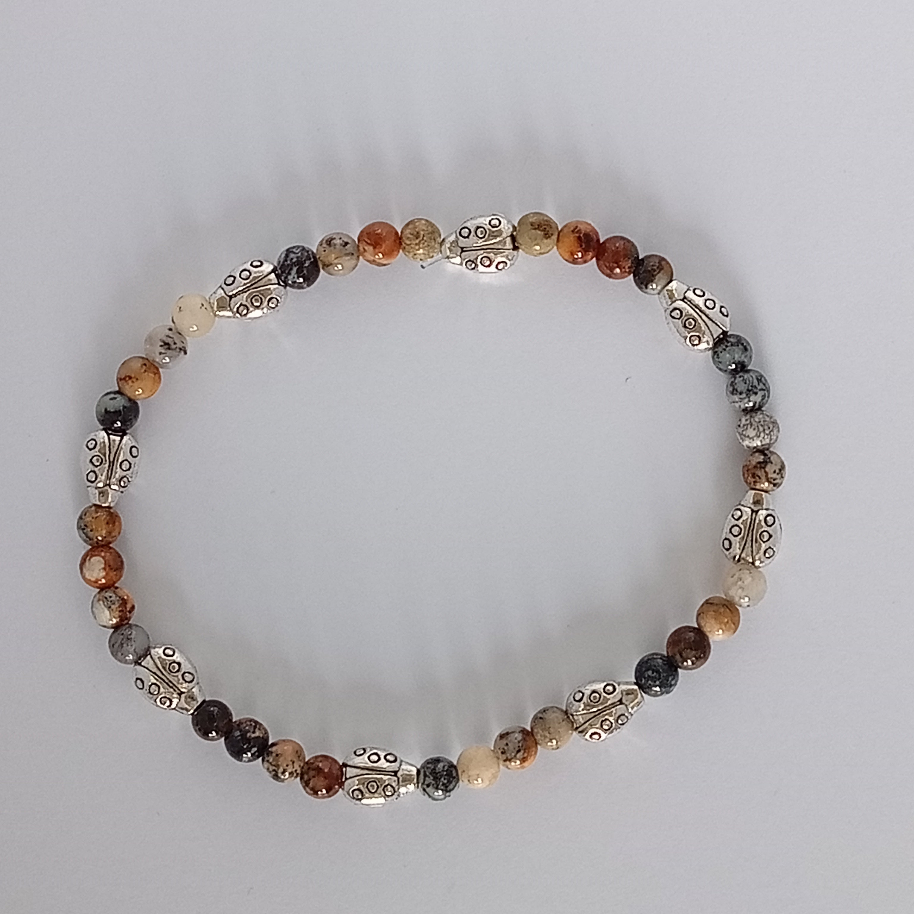 Bracelet-Dentritice Opal- Coccinelle, Tortue, Multi Animaux