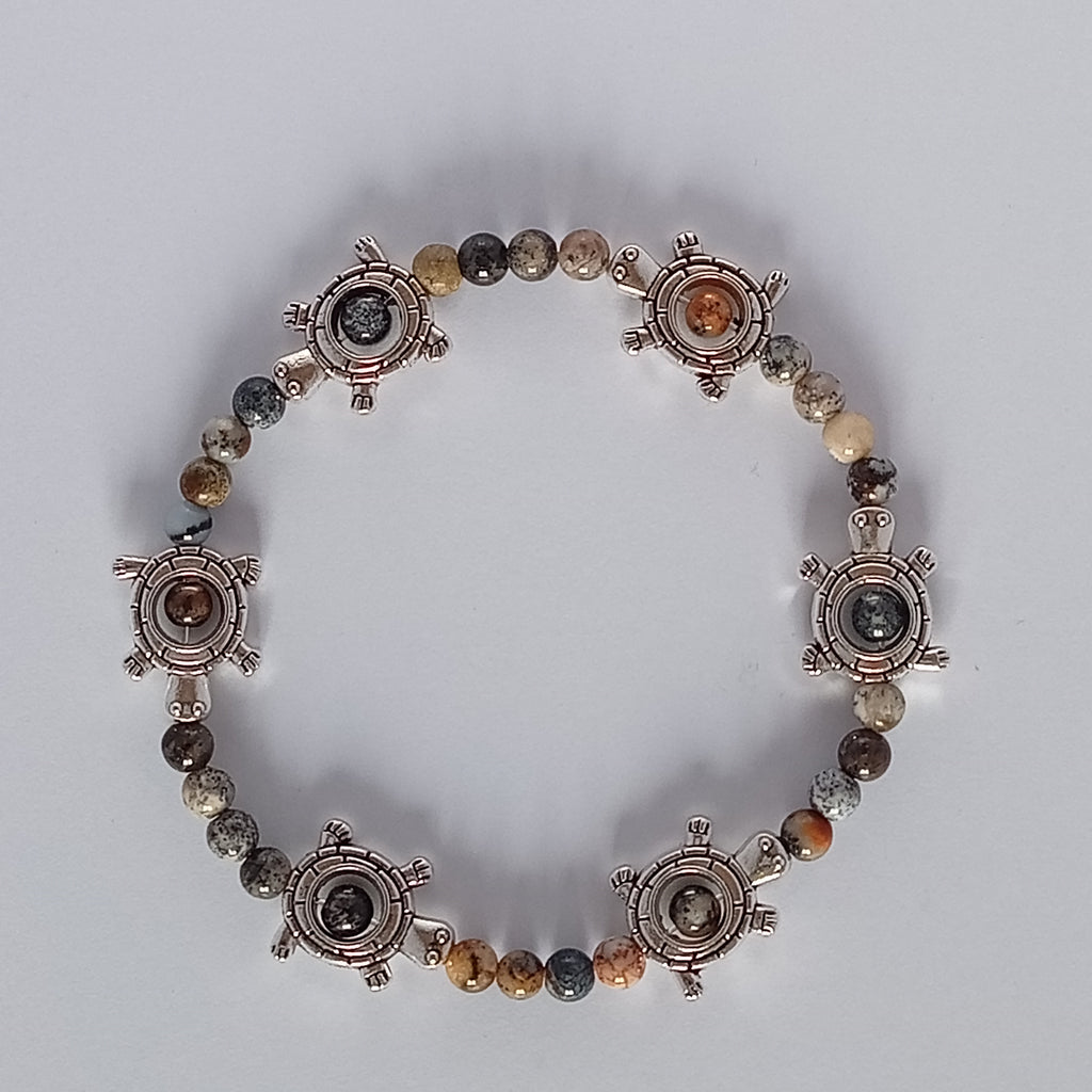 Bracelet-Dentritice Opal- Coccinelle, Tortue, Multi Animaux
