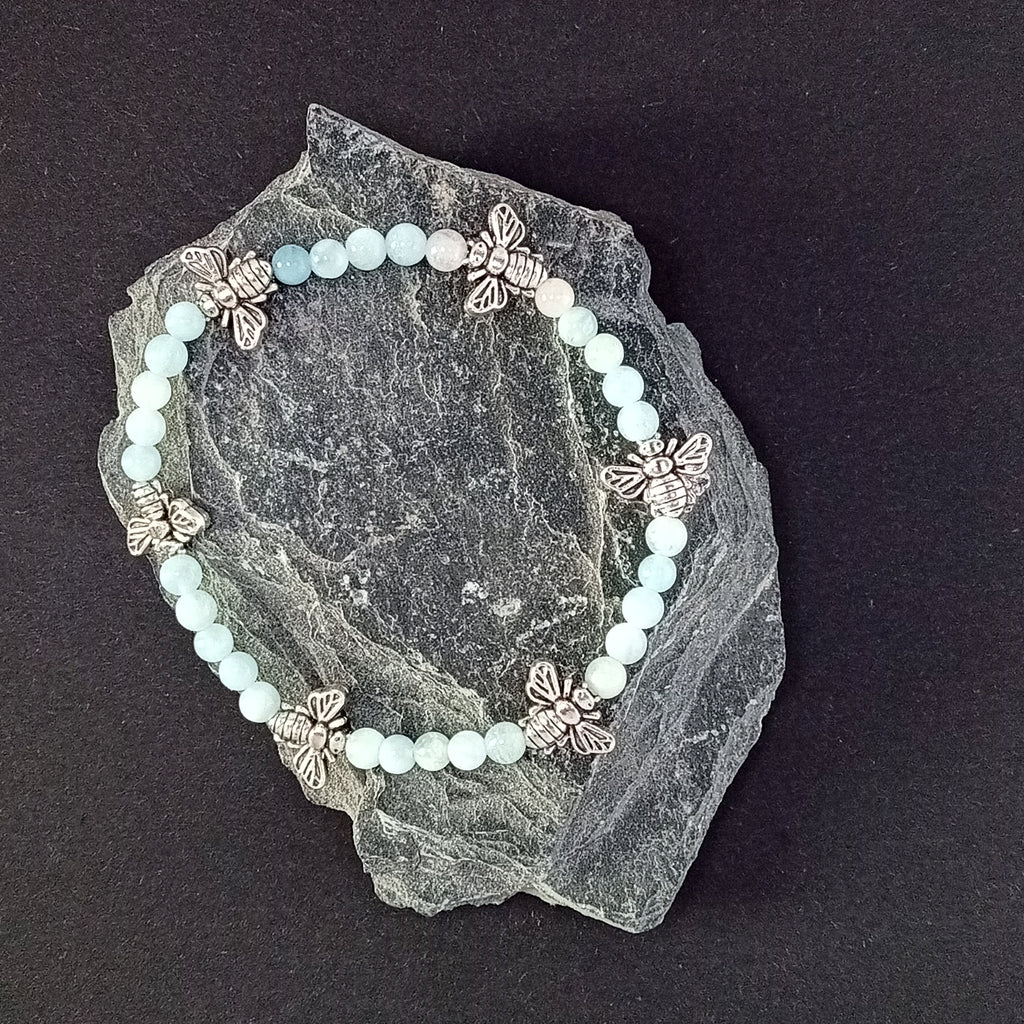 Bracelet Beryl- Abeille, Papillon,Petite Fleur