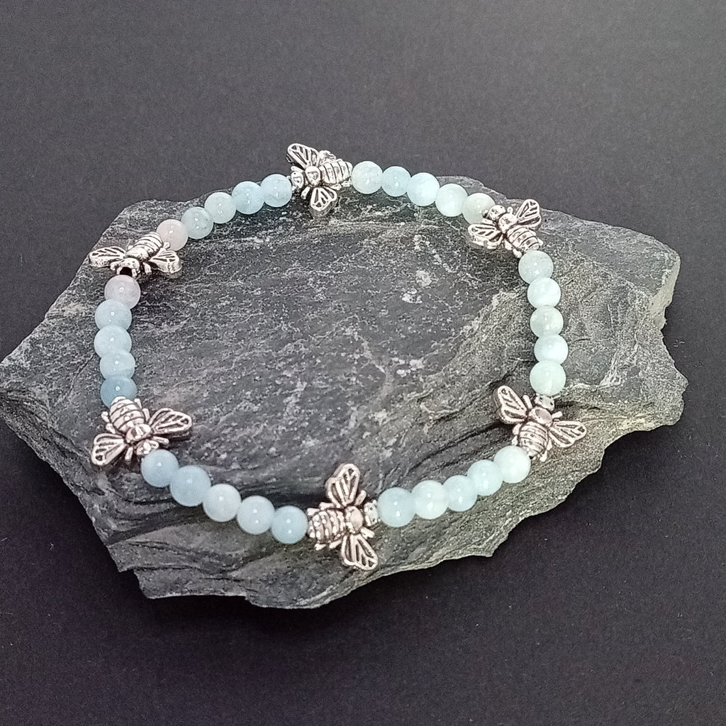 Bracelet Beryl- Abeille, Papillon,Petite Fleur