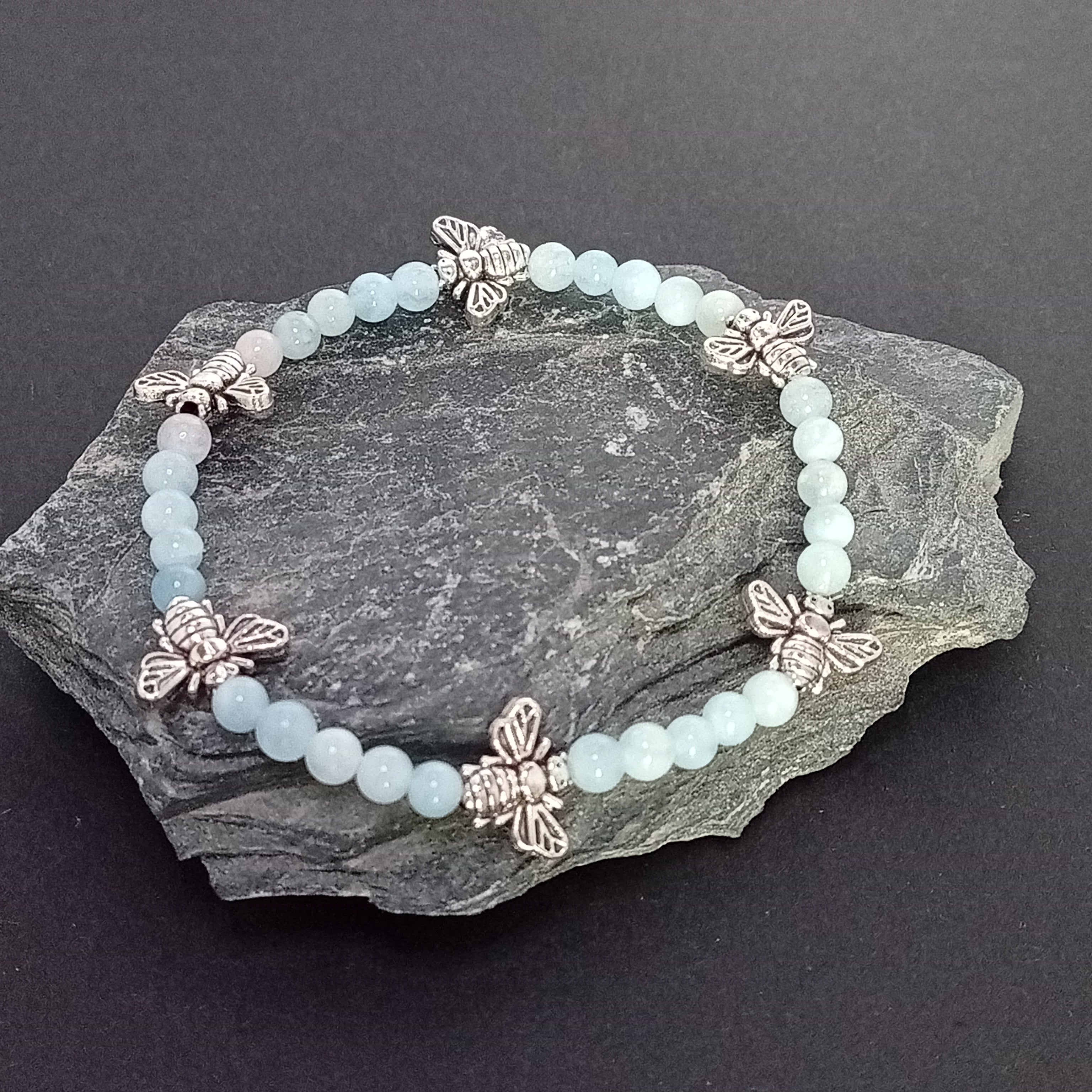 Bracelet Beryl- Abeille, Papillon,Petite Fleur