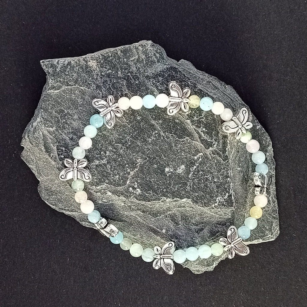 Bracelet Beryl- Abeille, Papillon,Petite Fleur
