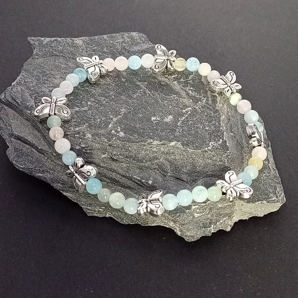 Bracelet Beryl- Abeille, Papillon,Petite Fleur