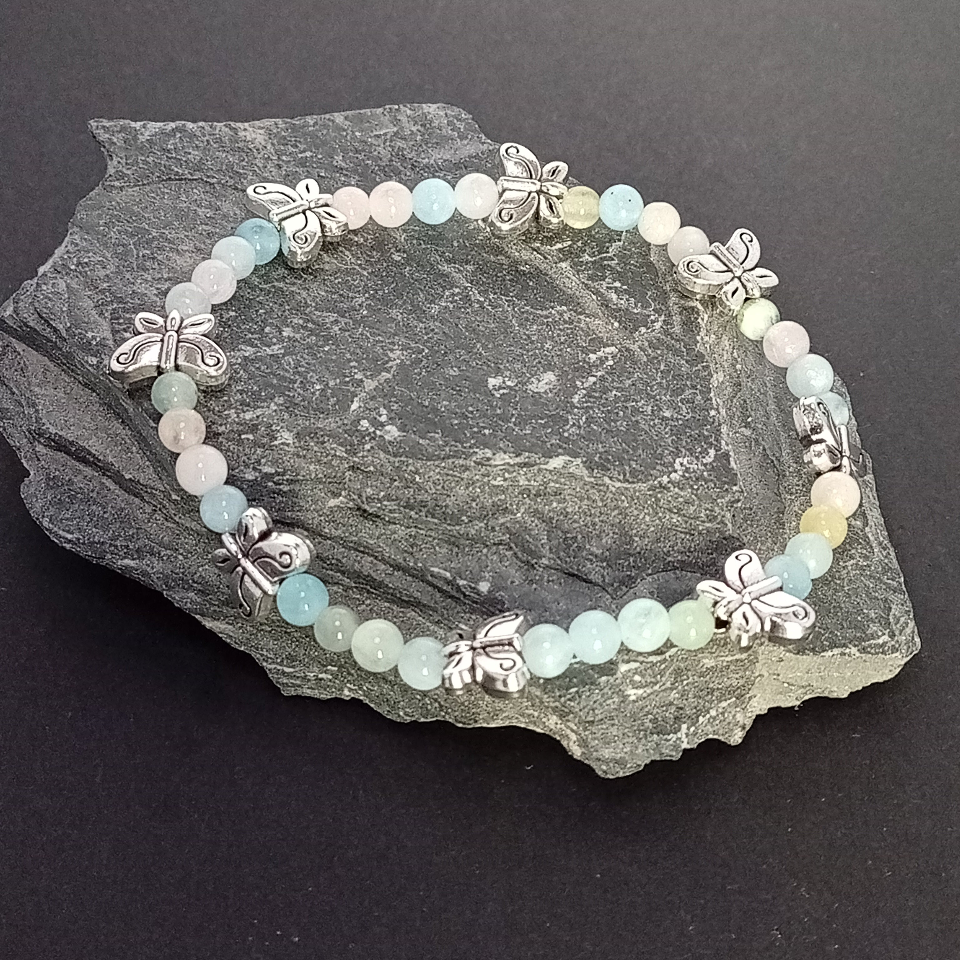 Bracelet Beryl- Abeille, Papillon,Petite Fleur