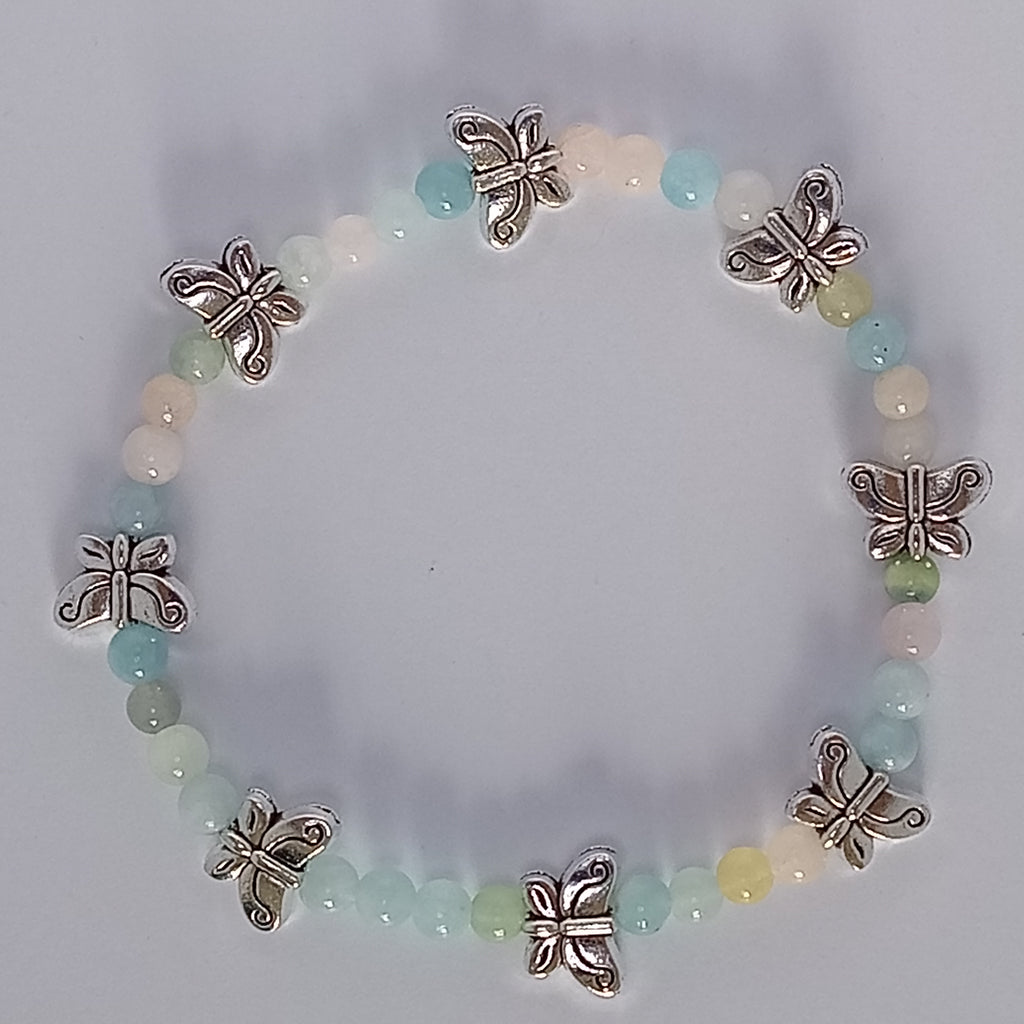 Bracelet Beryl- Abeille, Papillon,Petite Fleur