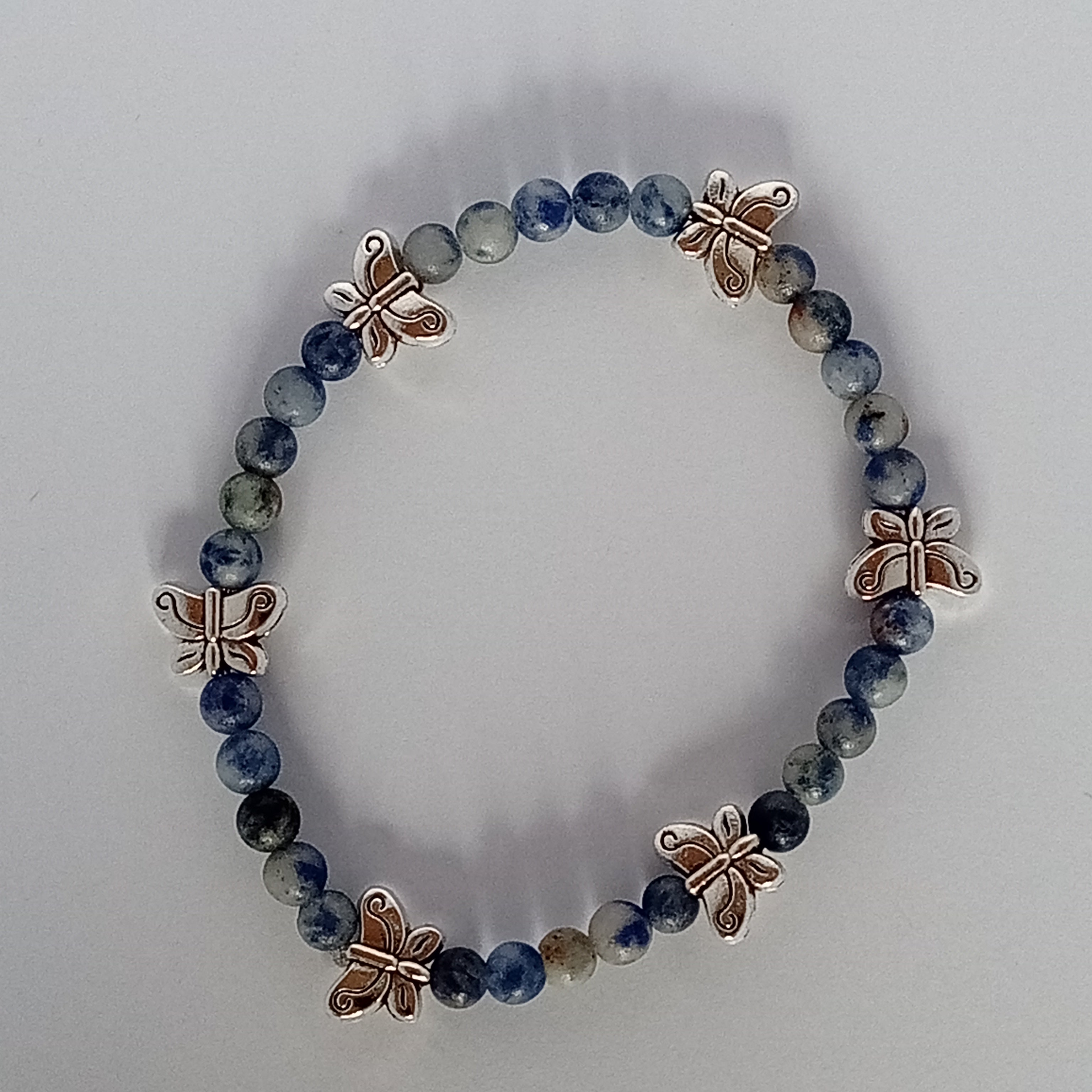 Bracelet Sodalite Lighttone-Chouette, Papillon,Tortue