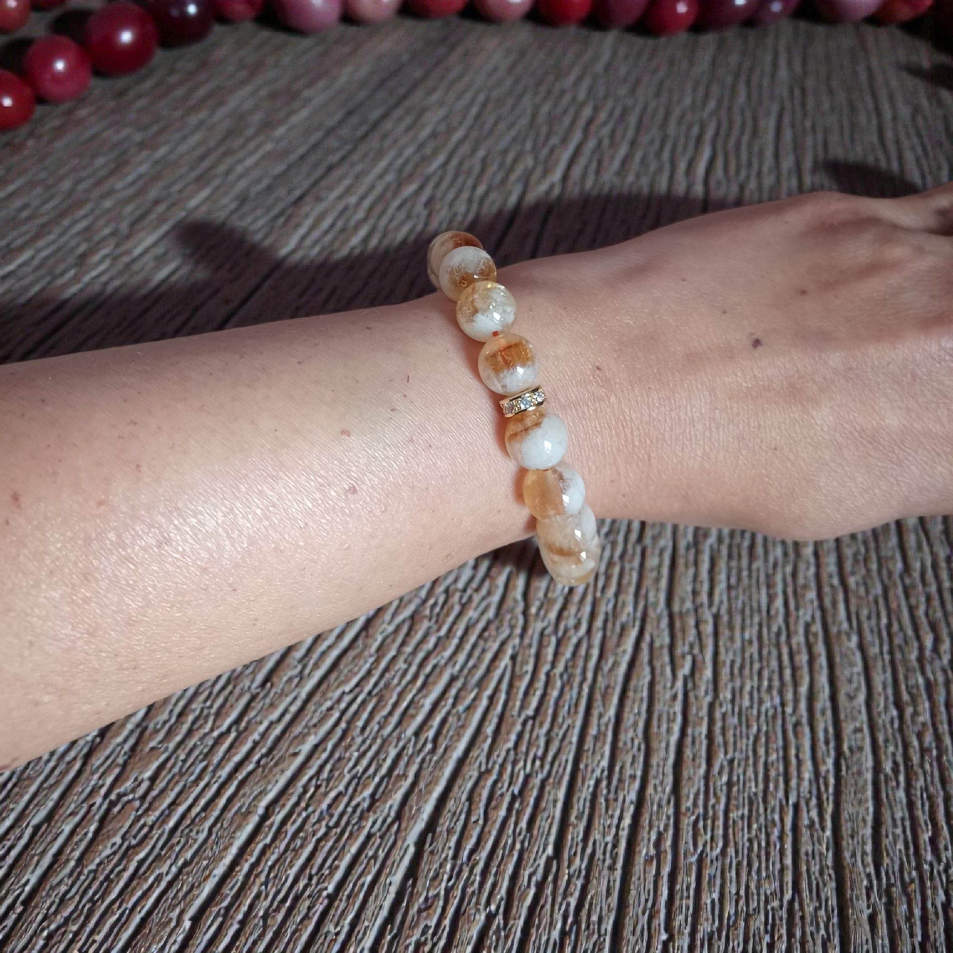Bracelet Citrine — Nuages et Soleil