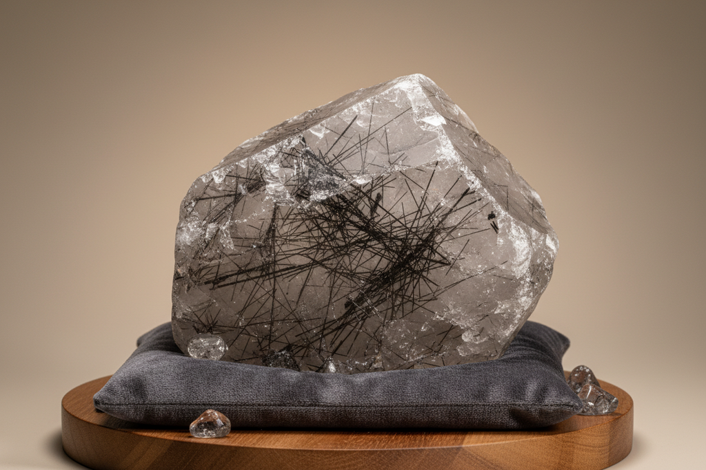 Bracelet Quartz Rutile Noir — Voyageur Indie